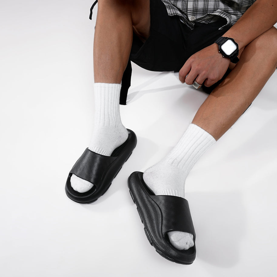 RAZO SLIDES 1.0 - 5CM  - BLACK
