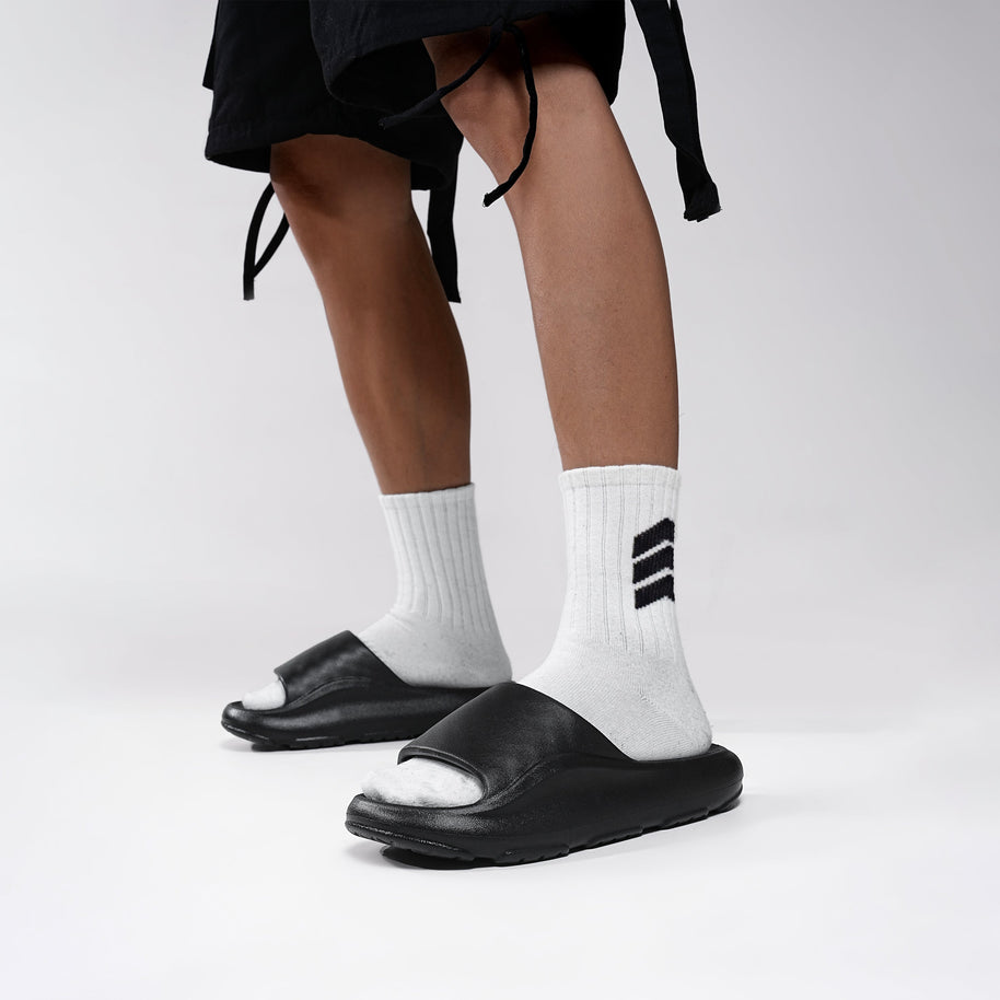 RAZO SLIDES 1.0 - 5CM  - BLACK