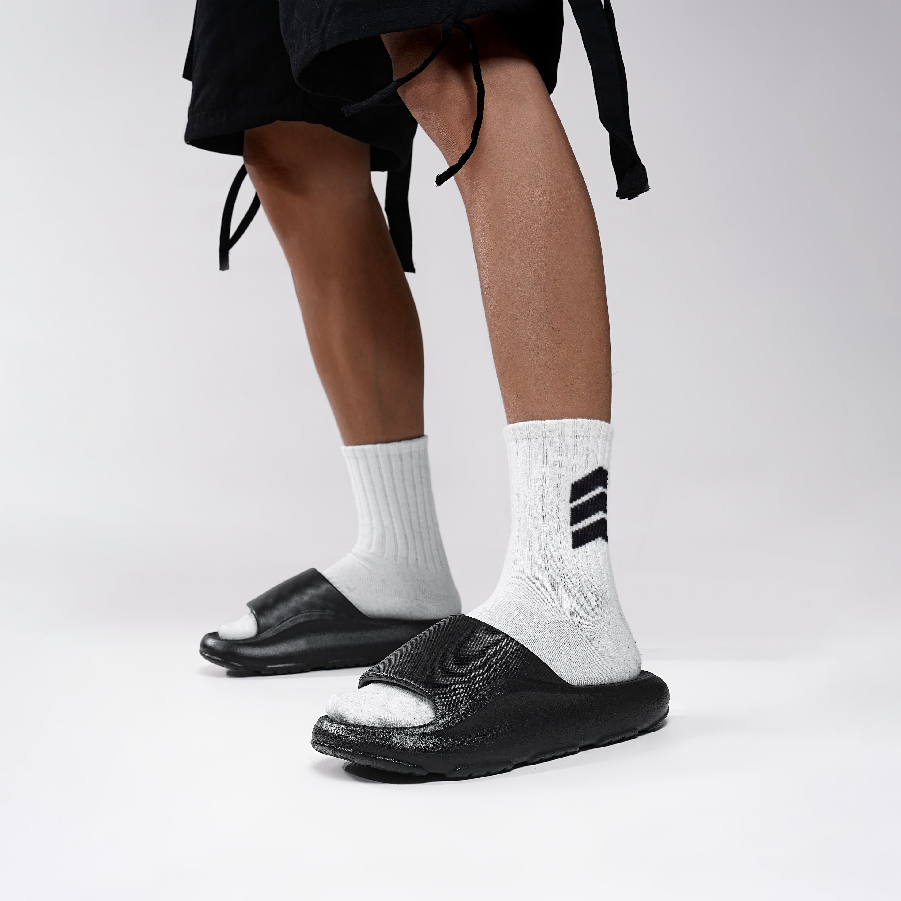 RAZO SLIDES 1.0 - 5CM  - BLACK